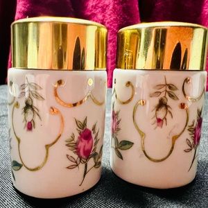 Vintage Hand painted Japanese Salt and Pepper Shakers